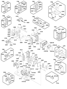 Fuel, Duct And Support Group Diagram and Parts List for  Briggs and Stratton Generator